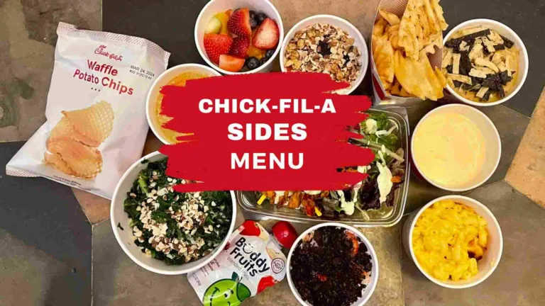 Chick-fil-A Sides Menu with Prices in USA