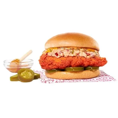 Spicy Honey Pepper Pimento Sandwich
