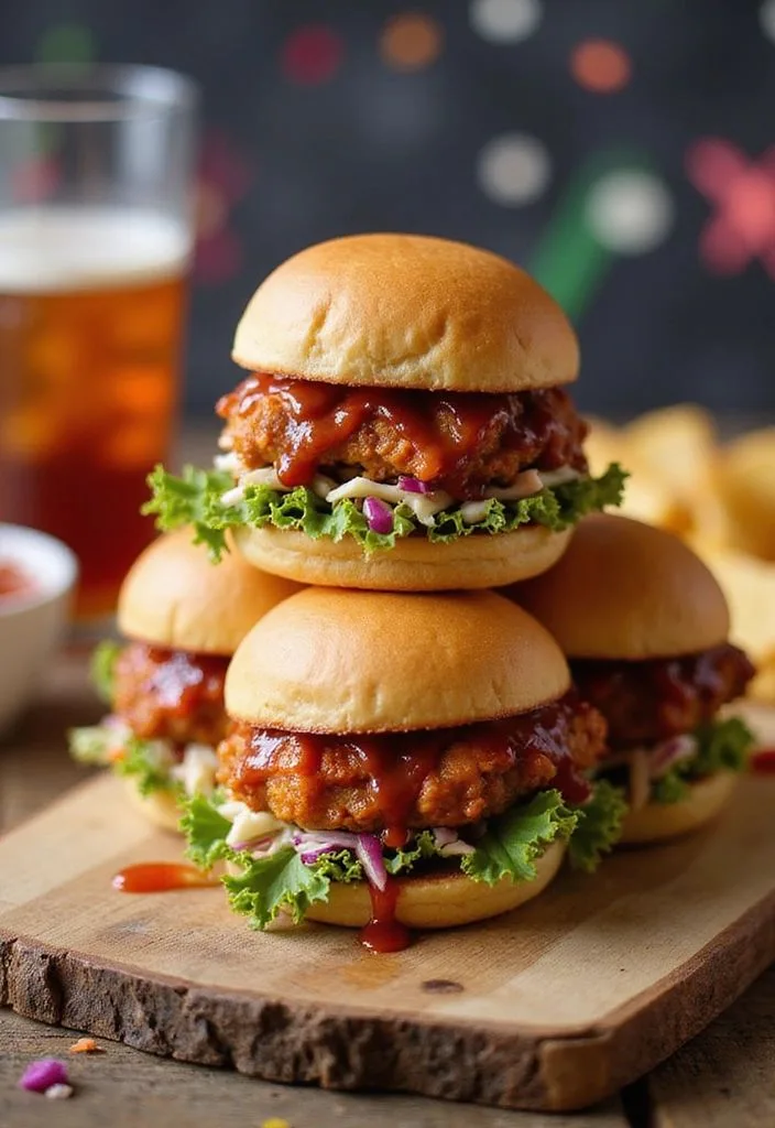 chicken burgers with bang bang sauce