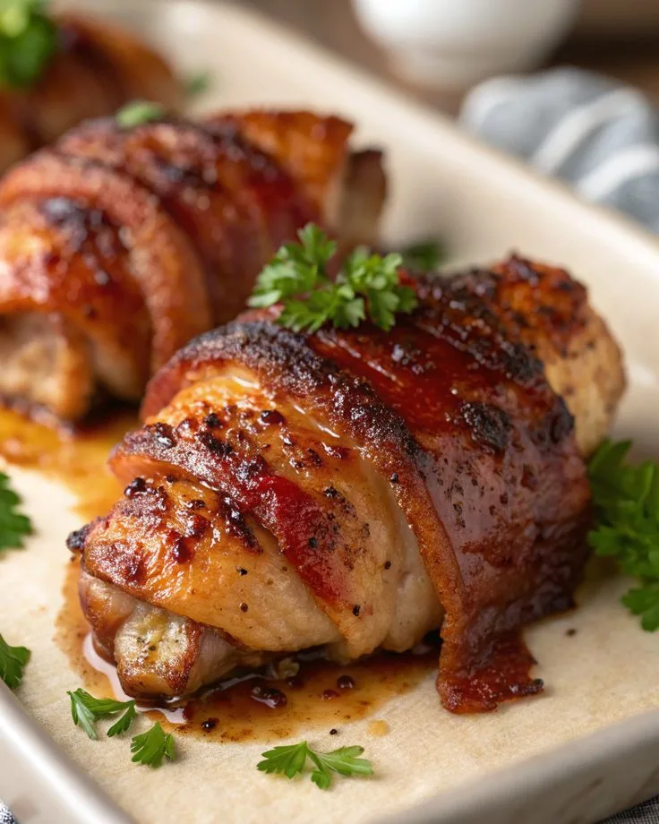 bacon brown sugar garlic chicken