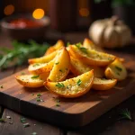 Baked Garlic Parmesan Potato Wedges