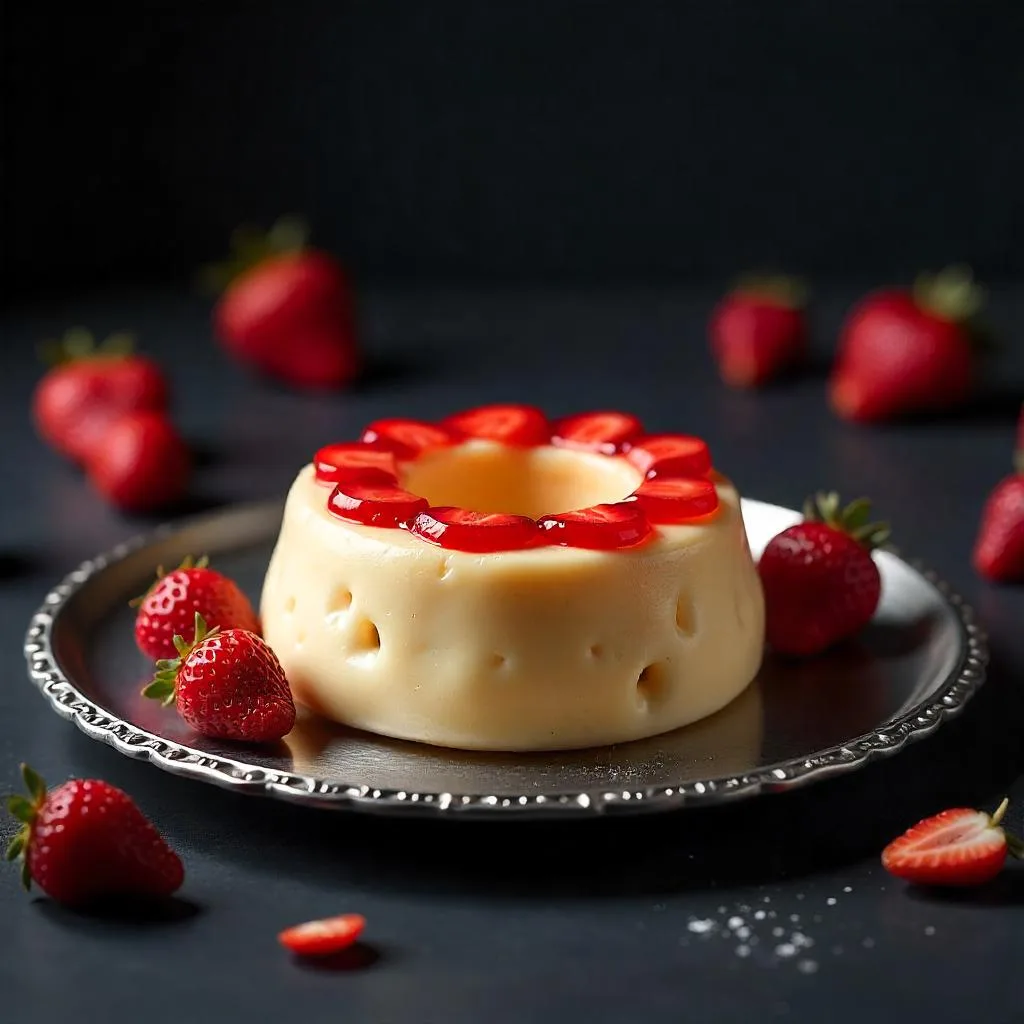 Cheese Ring with Strawberry Preserves