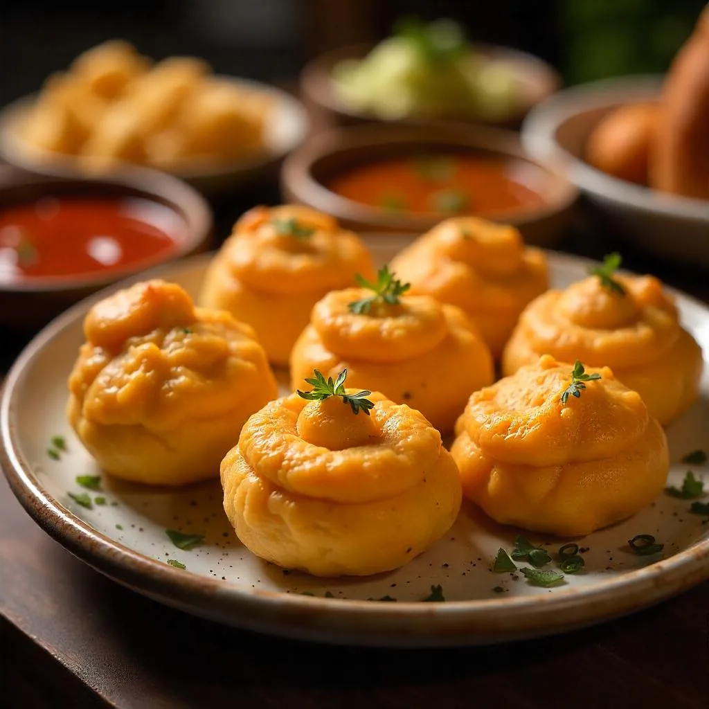 Cheesy Mashed Potato Puffs