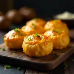 Cheesy Mashed Potato Puffs