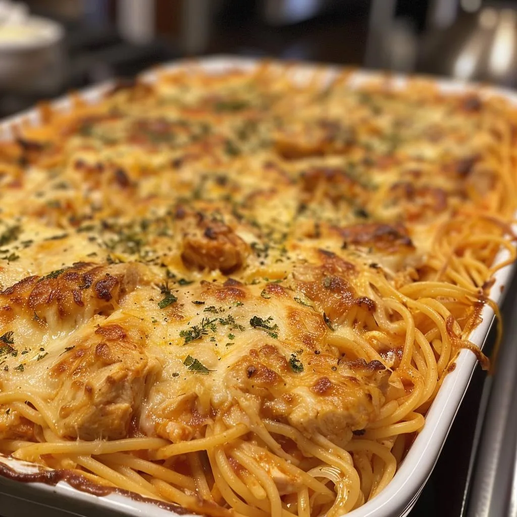 Chicken Spaghetti Casserole