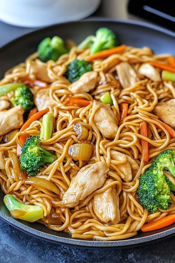 15 minute garlic sesame noodles