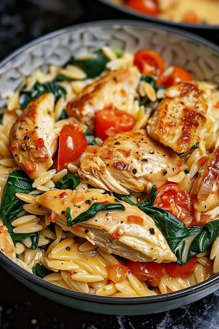 chicken and orzo