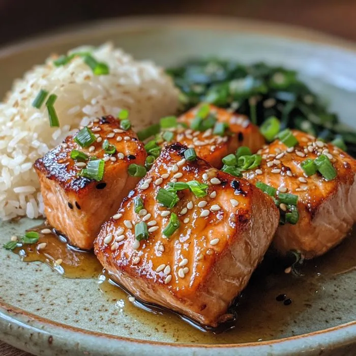 air fryer honey garlic salmon