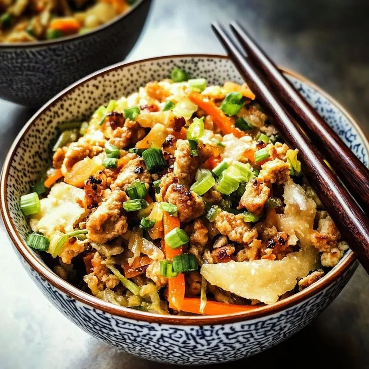 Chicken Egg Roll Bowls Recipe: Creamy & Flavorful π₯’π chicken egg roll bowls