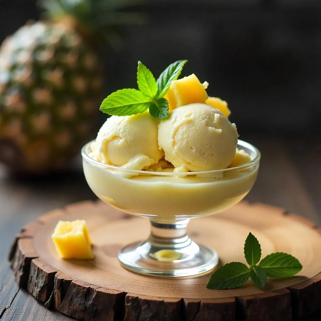 Pineapple Ice Cream