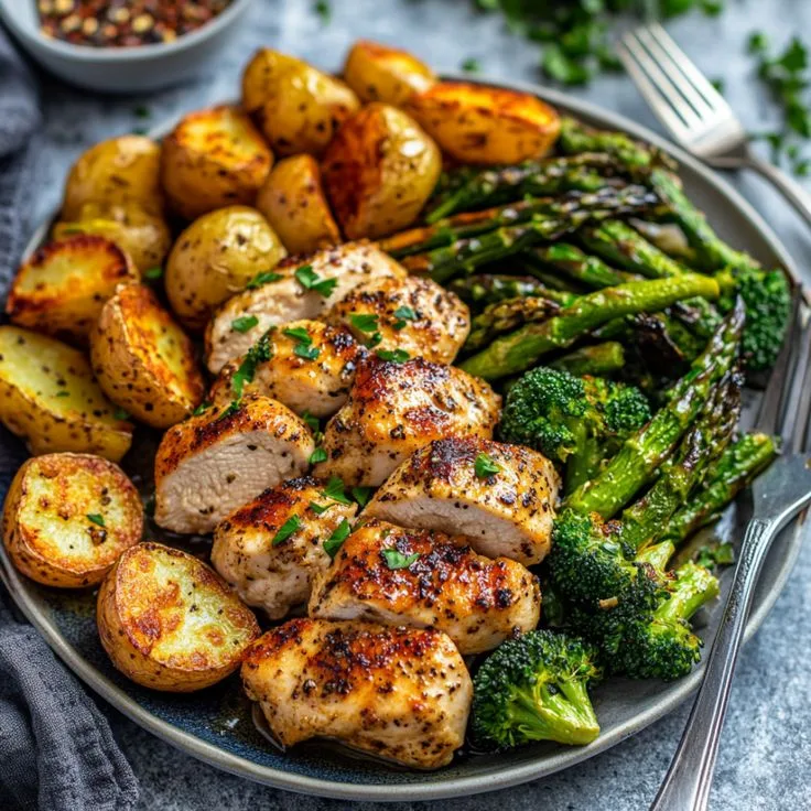 15 minute sheet pan beef and broccoli