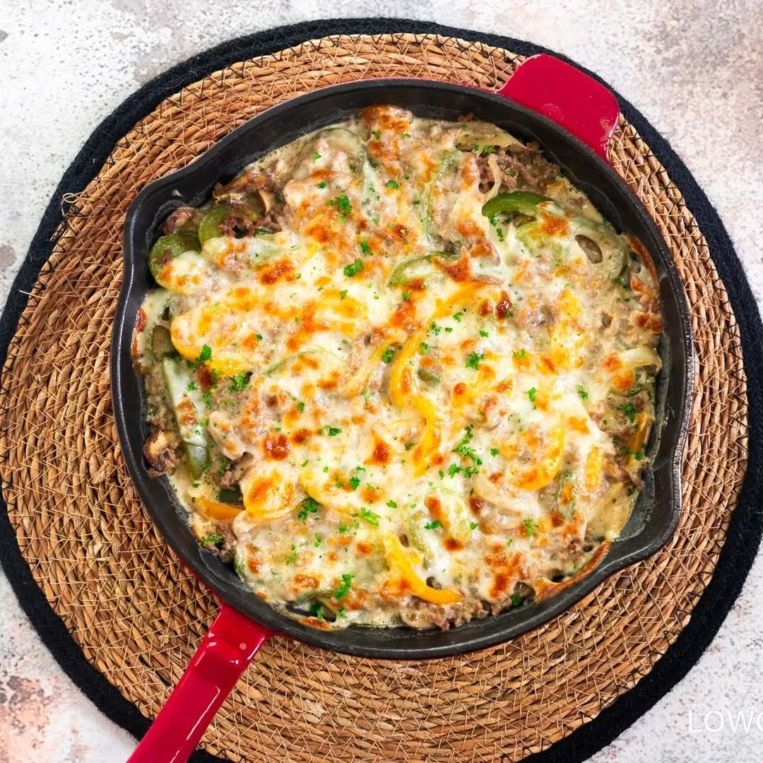 Philly Cheese Steak Casserole