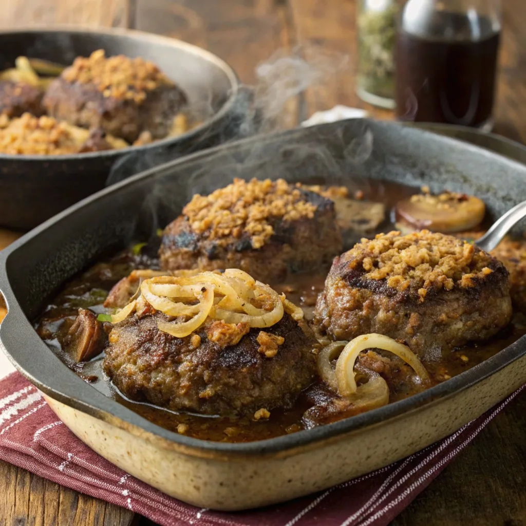 Amish Hamburger Steak Bake