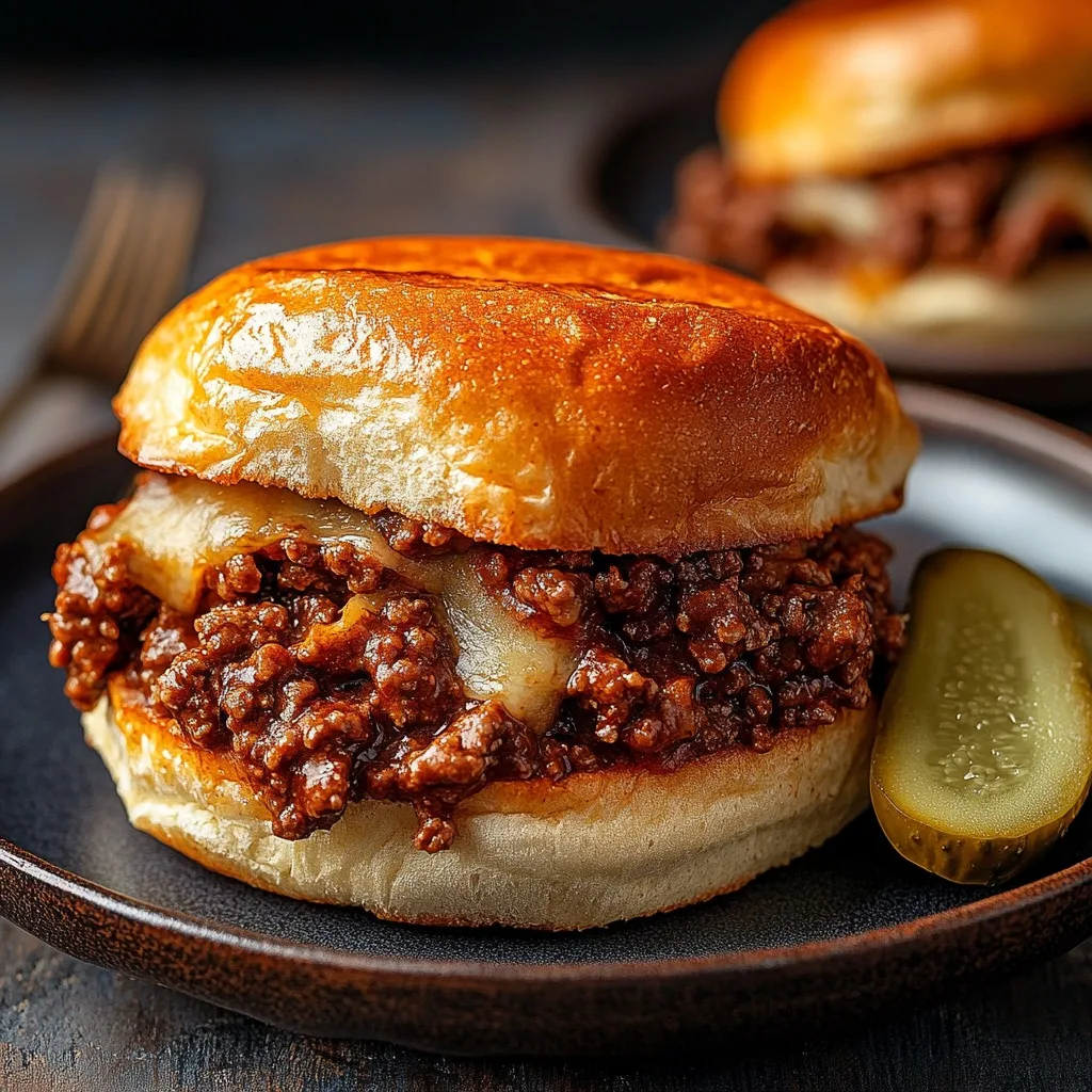 Philly Cheese Steak Sloppy Joes