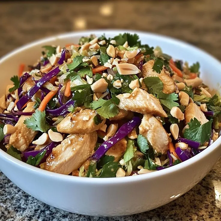 asian chicken crunch salad