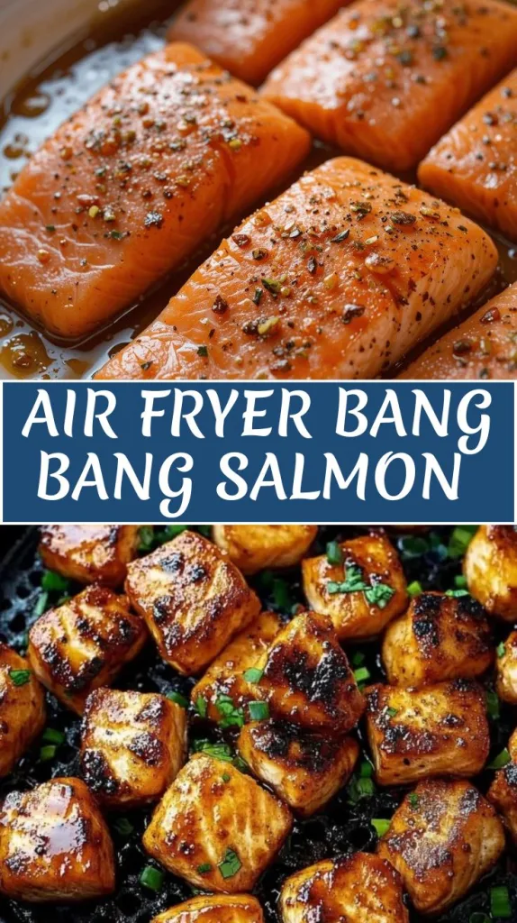 air fryer bang bang salmon