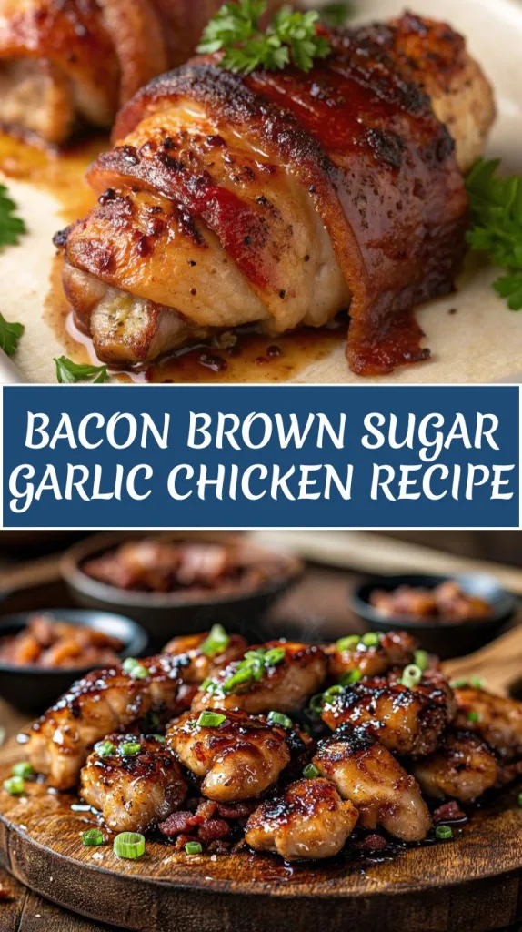 bacon brown sugar garlic chicken