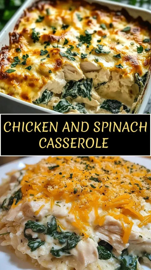 chicken and spinach casserole