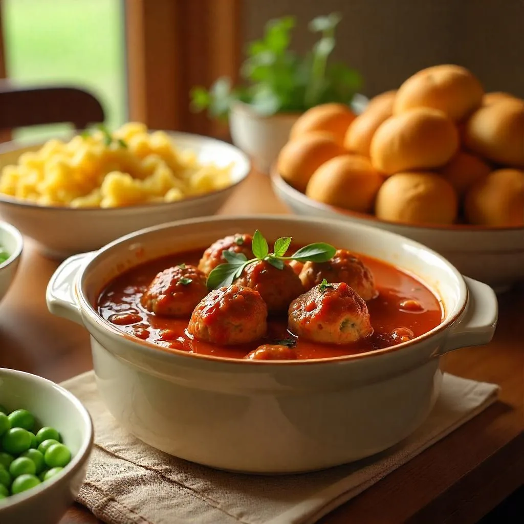 Slow Cooker Salisbury Steak Meatballs