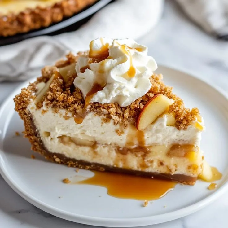 apple crisp cheesecake 