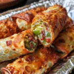 bacon jalapeno popper eggrolls