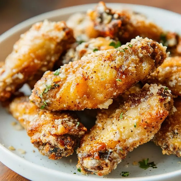 baked garlic parmesan boneless wings
