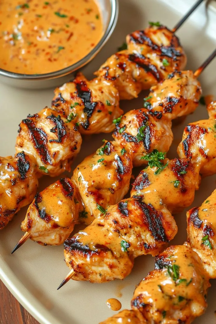 buffalo ranch chicken skewers