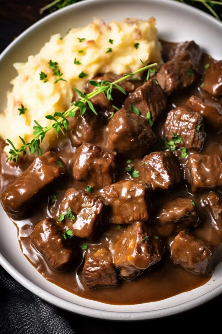 beef tips and gravy