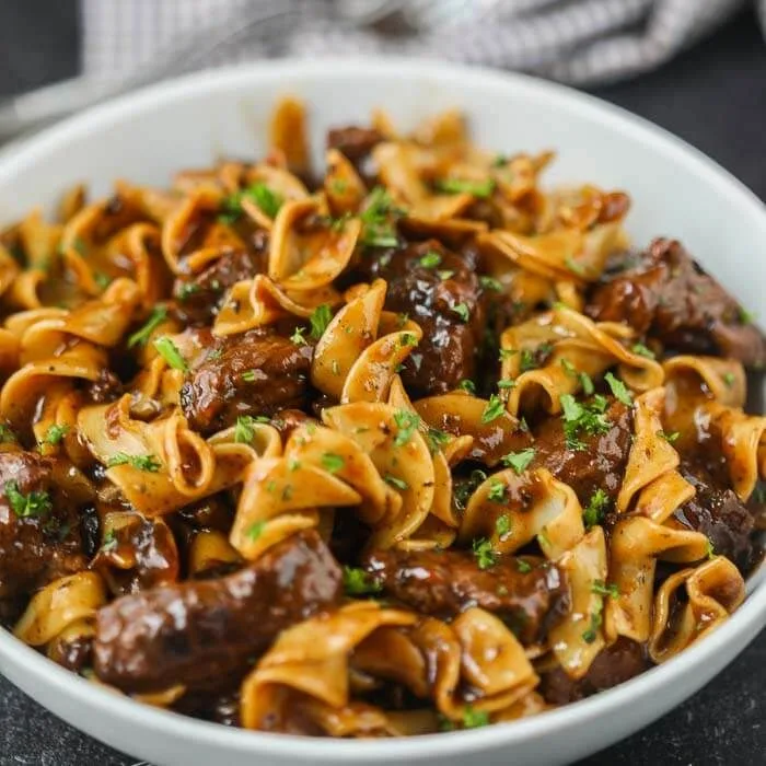 beef and noodles