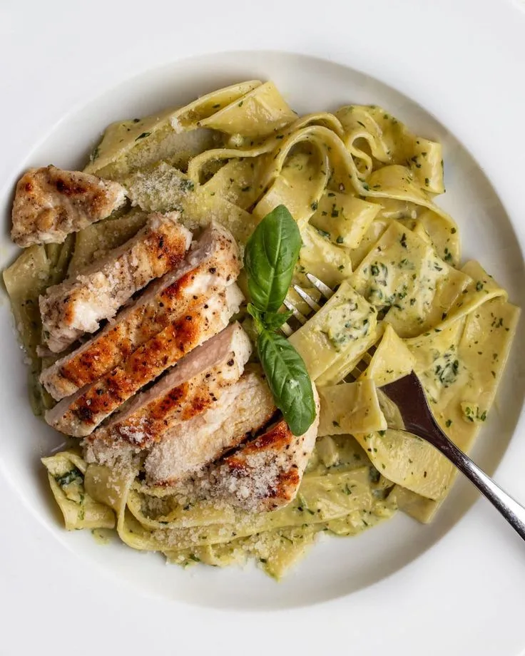 pesto chicken recipe with pasta
