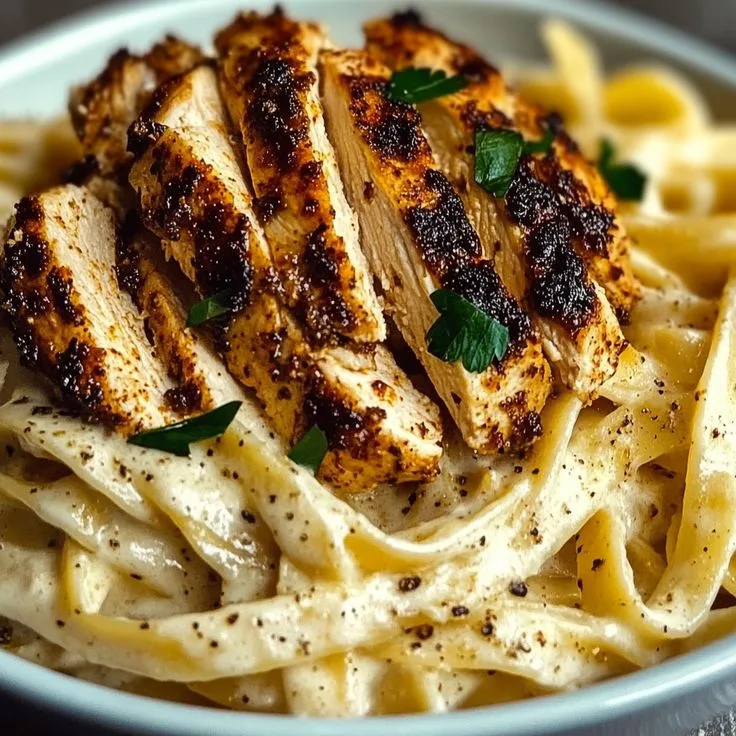 best blackened chicken alfredo