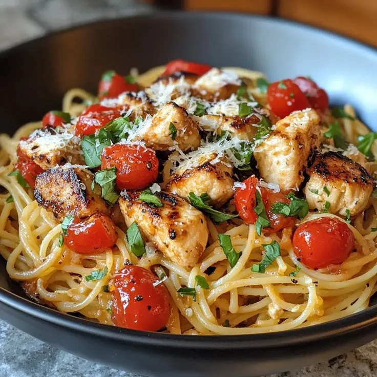 bruschetta chicken pasta