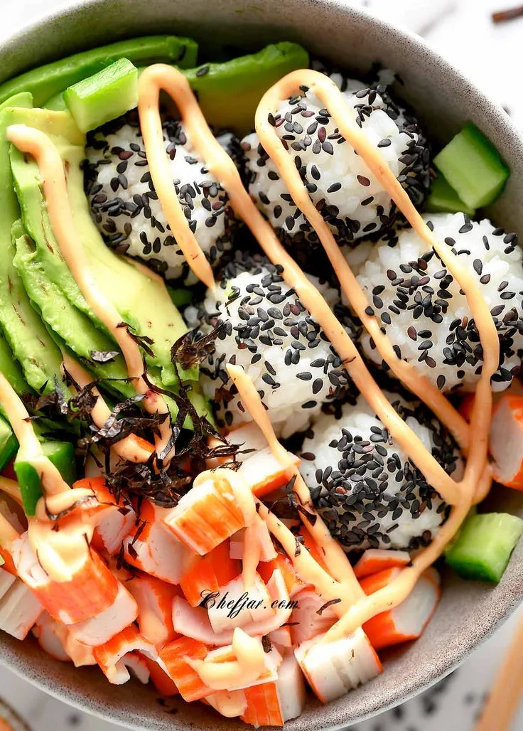 california sushi bowls