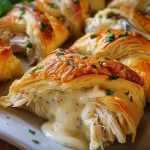 cheesy chicken crescent rolls