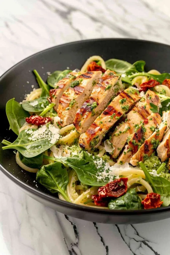 pesto chicken recipe with pasta