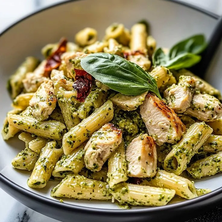 pesto chicken recipe with pasta