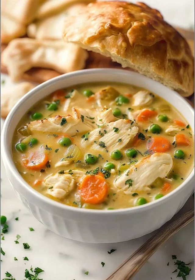 chicken pot pie soup