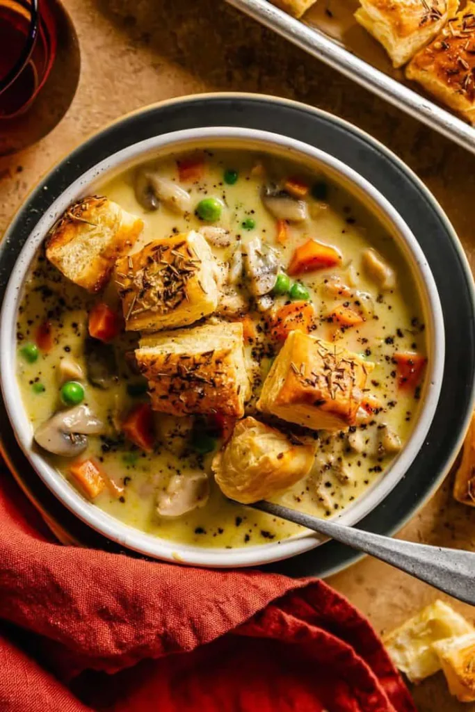 chicken pot pie soup