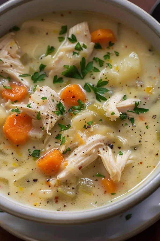 chicken pot pie soup