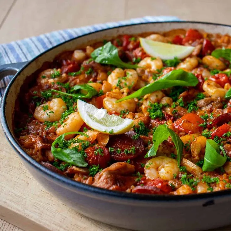 one pot chicken chorizo paella