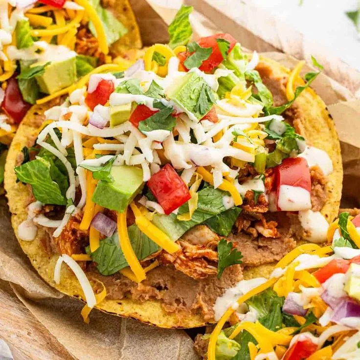 Chicken Tostadas Recipe: A Crispy, Flavor-Packed, and Easy Mexican Favorite chicken tostadas recipe