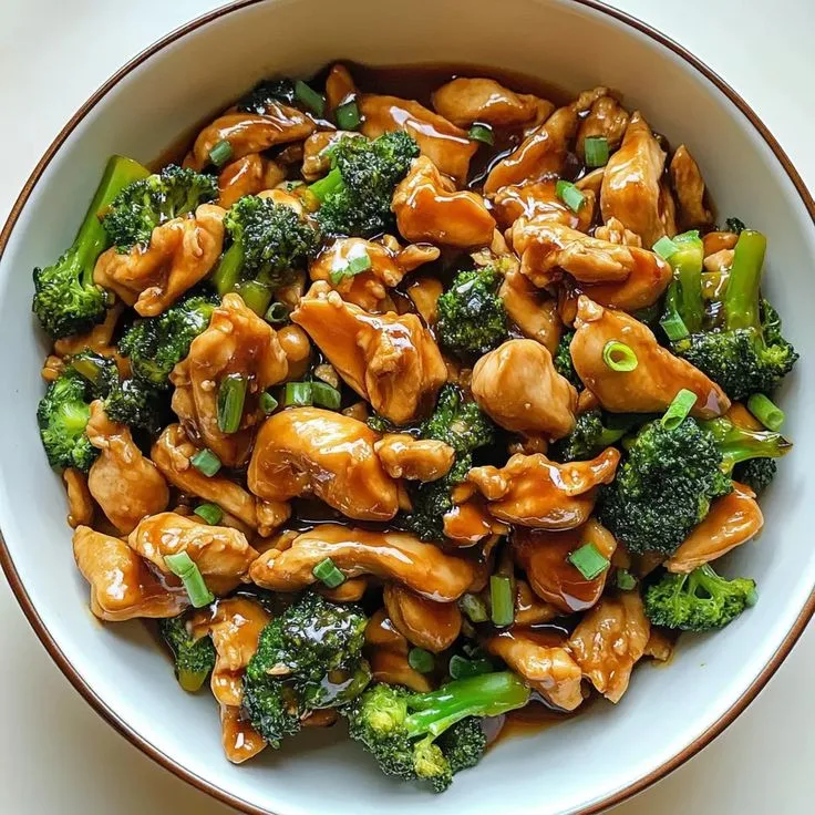 chinese chicken and broccoli