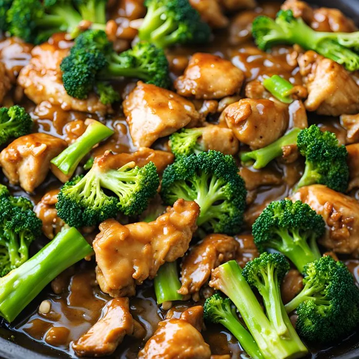 chinese chicken and broccoli