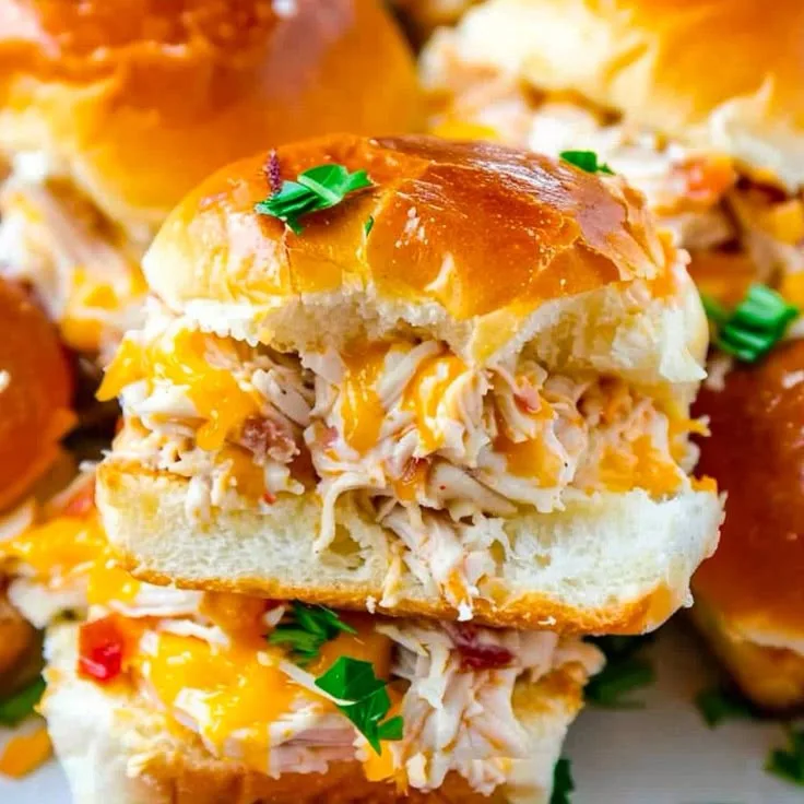 crack chicken sliders