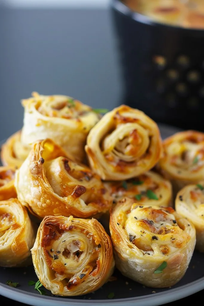 baked crack chicken pinwheels