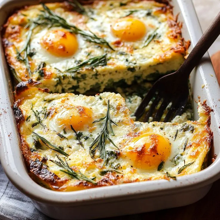 Cottage Cheese Egg Bake