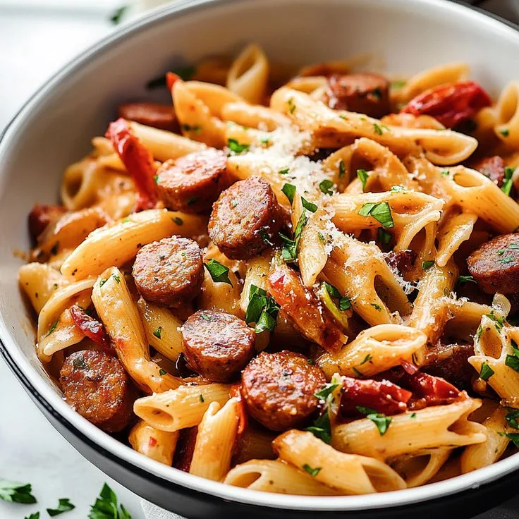 cajun sausage pasta