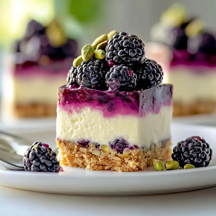 Blackberry Cheesecake Brownies
