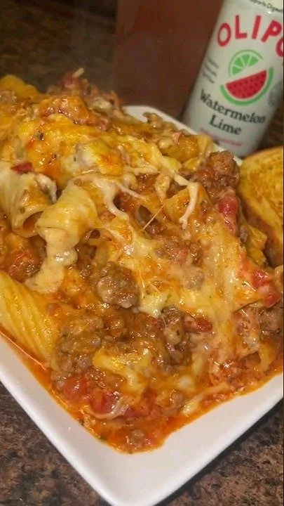 crack chicken baked ziti