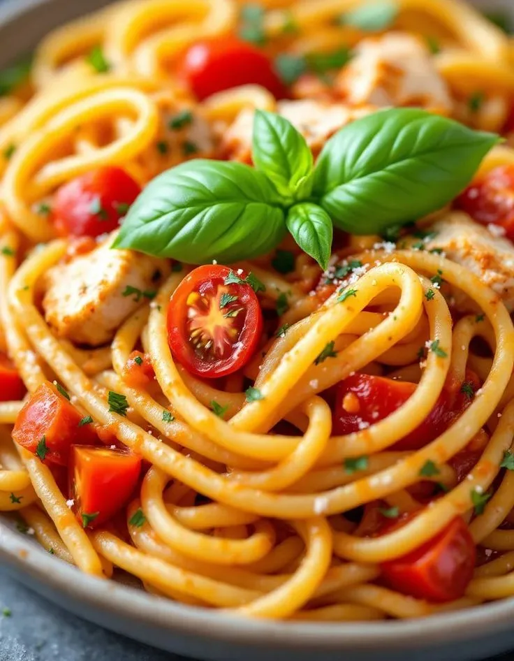 bruschetta chicken pasta